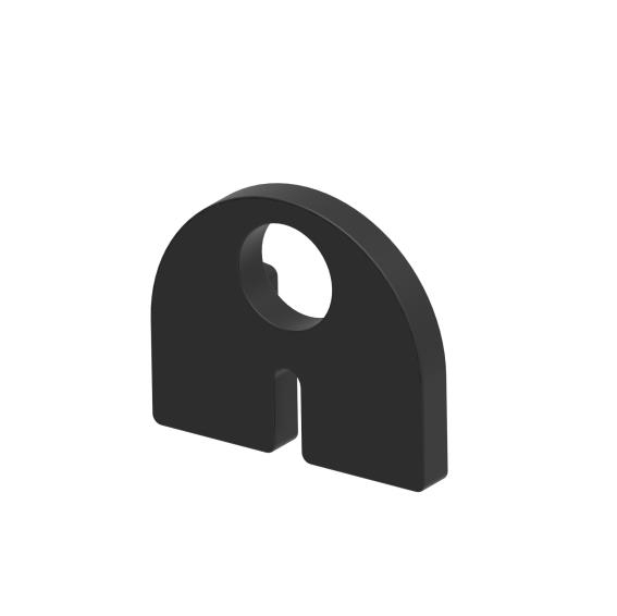 Gummis fuer Glas 8 mm- schwarz – Glashalter Modell 25- 1 Paar-18-2508-A.0