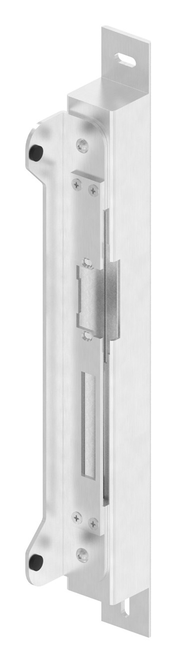 Anschlagsblech Edelstahl V2A 37-5 x 41-5 x 328 mm mit Gummipuffer-88-1159117.240