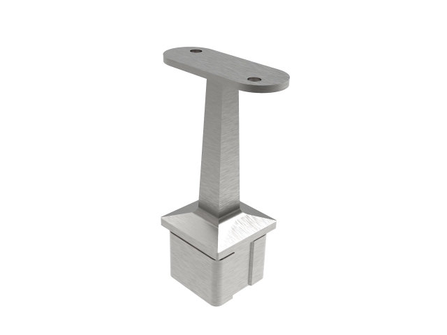 Handlaufhalter - fuer Vierkantrohr- 40x40x2 mm - V4A Anschluss FLACH-11-2711-A.1