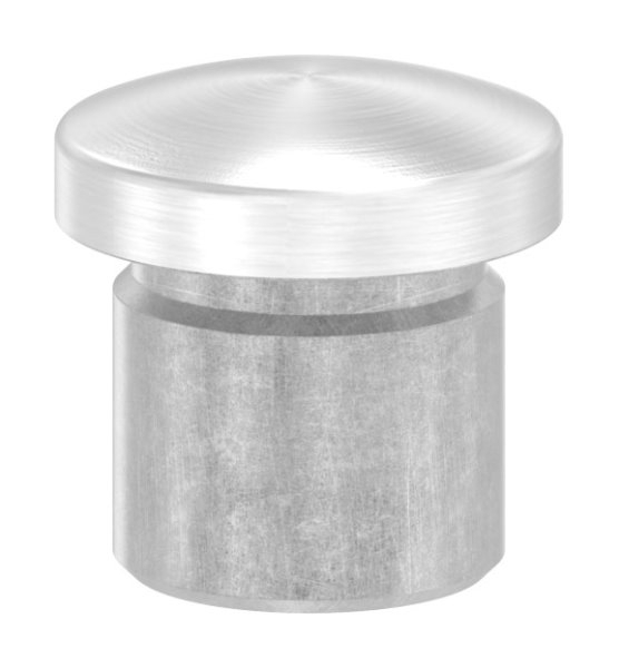 Rohrabschlussstopfen Edelstahl V2A Ø 14-0x1-5 mm gewoelbt zum Einkleben-88-1150306-240.14