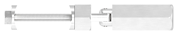 Gewindeterminal mit Gelenk - Fuer Seil Ø 8 mm - zur Selbstmontage fuer Pfosten Ø 42-4 mm - V2A-11-2903.4