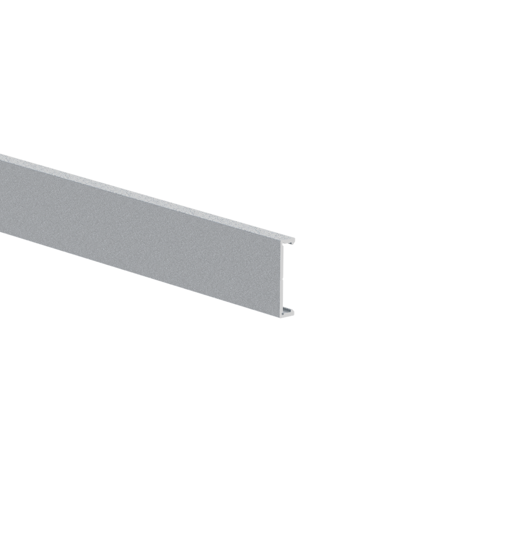 Fassadenleiste Aluminium 25x6 mm- 6000 mm- Rohzustand-89-11FGAL25X66000N-A.4