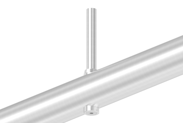 Ausgleichsstueck Ø 18mm fuer Rundrohr Ø 42-4mm mit Senkbohrung 6-5 mm- V2A-88-1151341-240.42