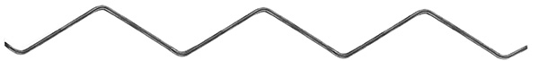 Ziergitterstange - gerundet - Material- 16x8 mm- gerillt - Laenge- 3100 mm - Stahl S235JR- roh-30-1590.8