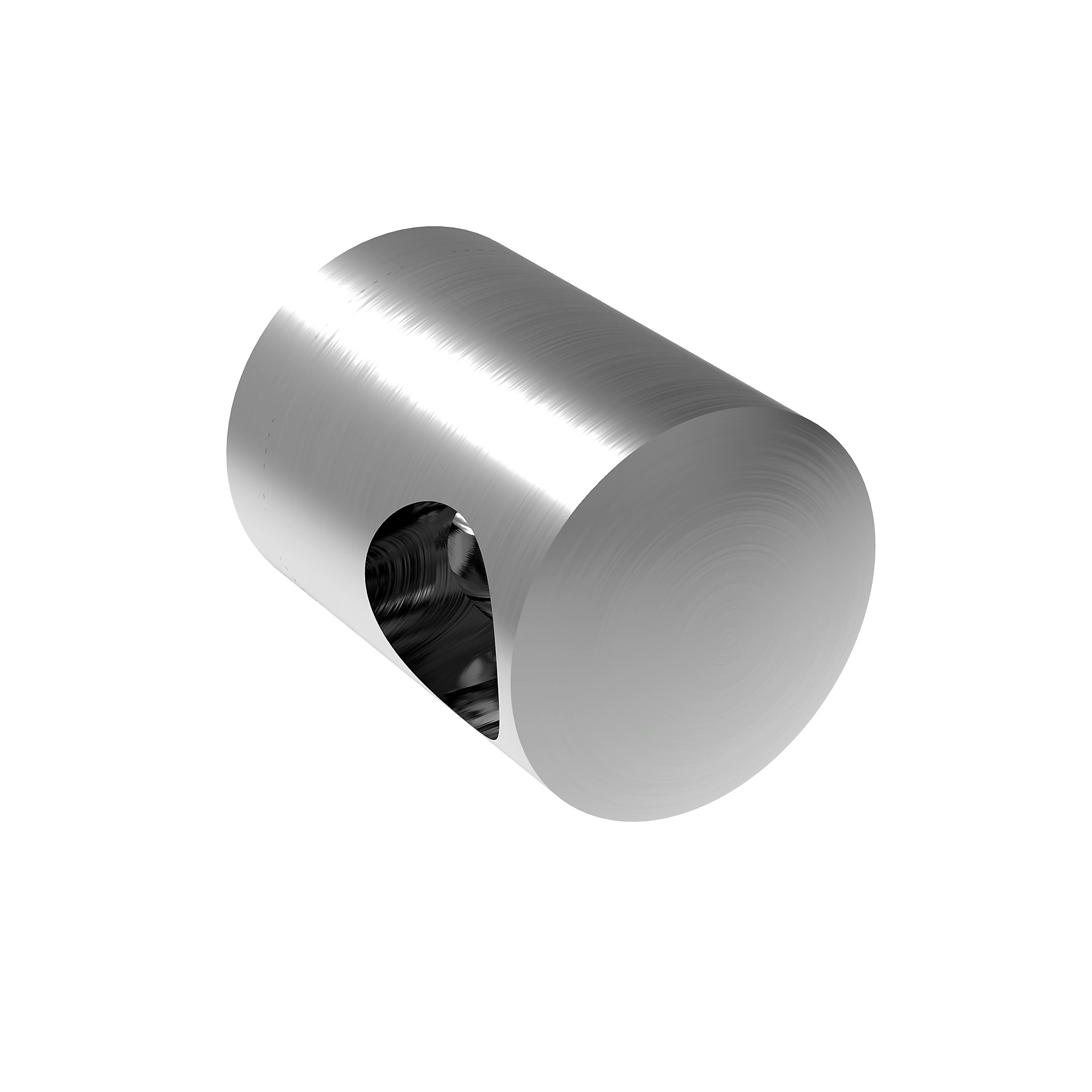 Querstabhalter V4A Edelstahl Ø 22 mm – Anschluss FLACH fuer Rundstaebe 12 mm-11-1011-A.1