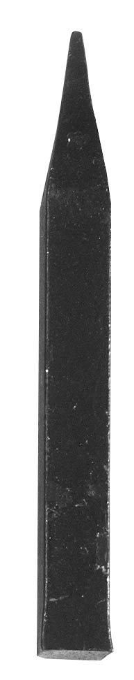 Zaunspitze - Hoehe- 150 mm - Material- 12x12 mm - Stahl S235JR- roh-30-2532-A.8