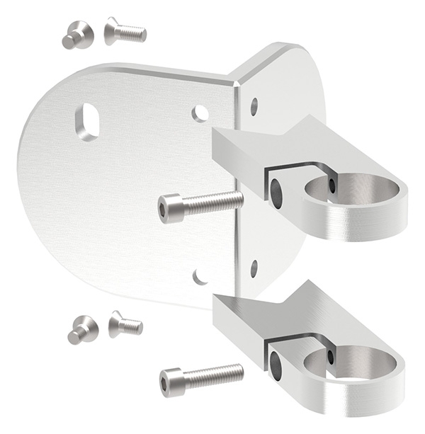 Wandanker  90° Aussenecke zum Spannen fuer Rohr Ø 42-4 mm - V2A-11-3039.4