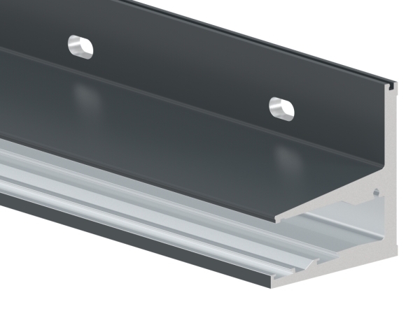 Vordachprofil eleganza canopy- L- 3000mm- RAL7016-88-11VDE-3000.7016