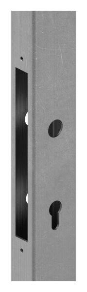 Schlossrohr Stahl 60 x 40 mm L- 2000 mm glatt-88.1160201