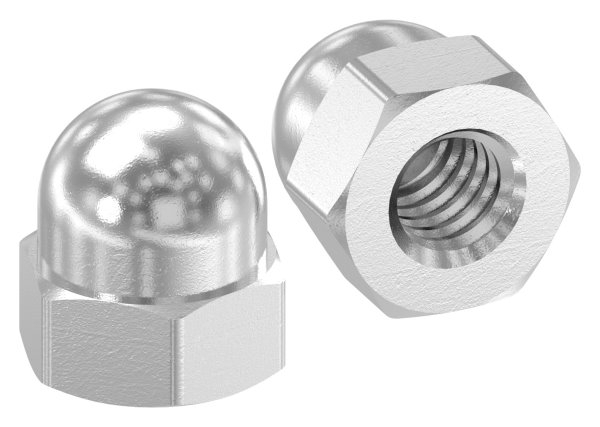 Hutmutter - Gewinde M4 - DIN 1587- A2 - V2A-11-2870.4