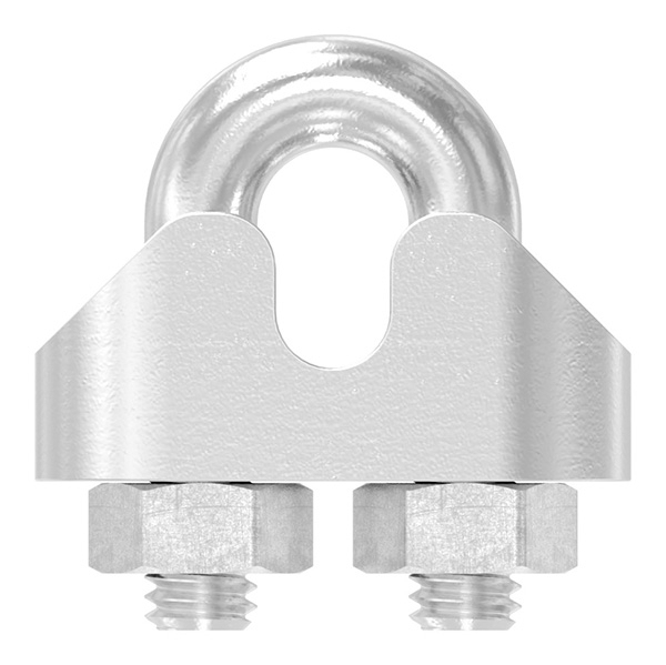 Drahtseilklemme - fuer Seil Ø- 3 mm - Gewinde- M4 - V4A-11-2928.1
