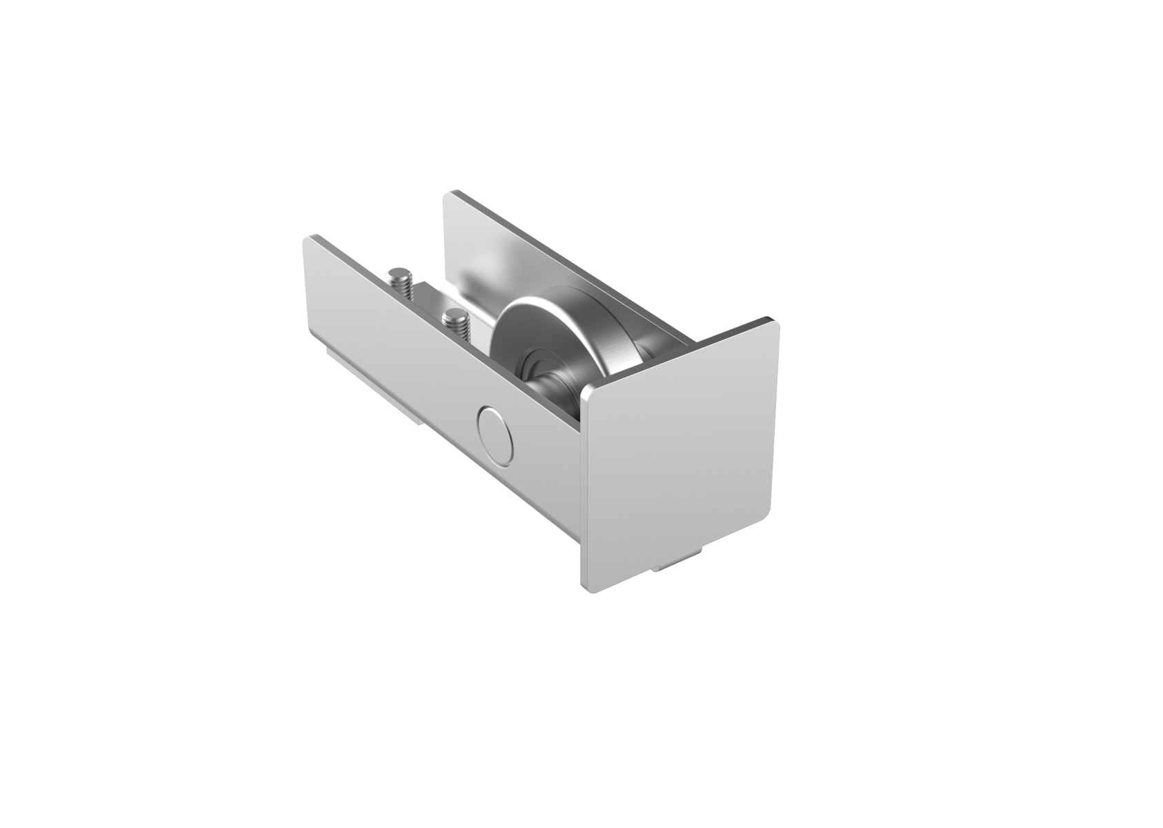 Fhrungsrolle Stahl verzinkt fr Laufschiene 70 x 70 mm-89-11H14N70X70-A.4