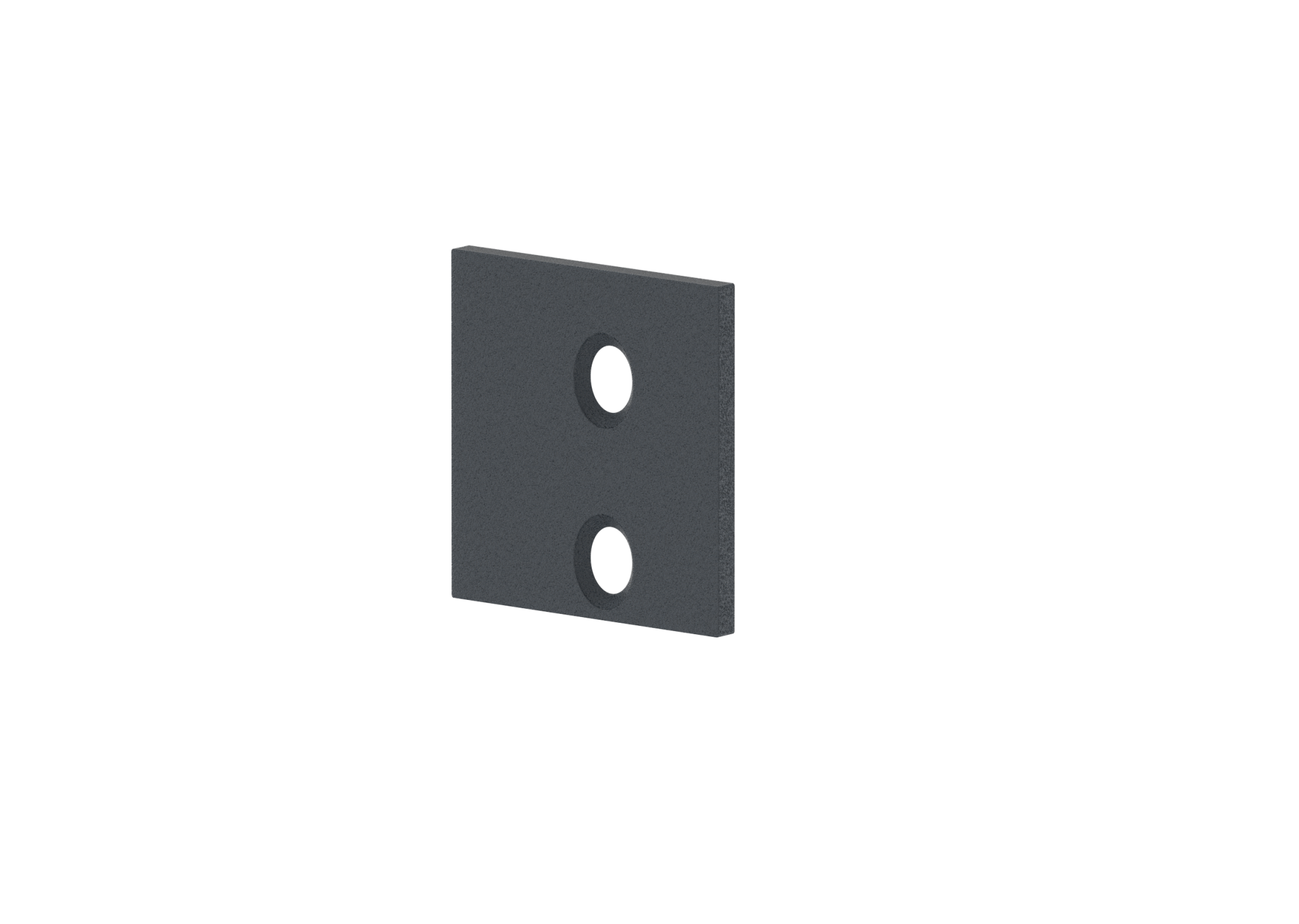 Adapterkappe Aluminium 31x38x3 mm Modell 20V Anthrazit RAL 7016-89-11FGCA31X38R7016-A.4