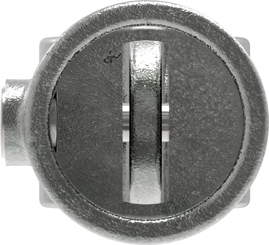Rohrverbinder Gelenkstueck doppelt 180° Ø 48-3 mm -1 1-2- - Temperguss verzinkt - 167D48-167D48