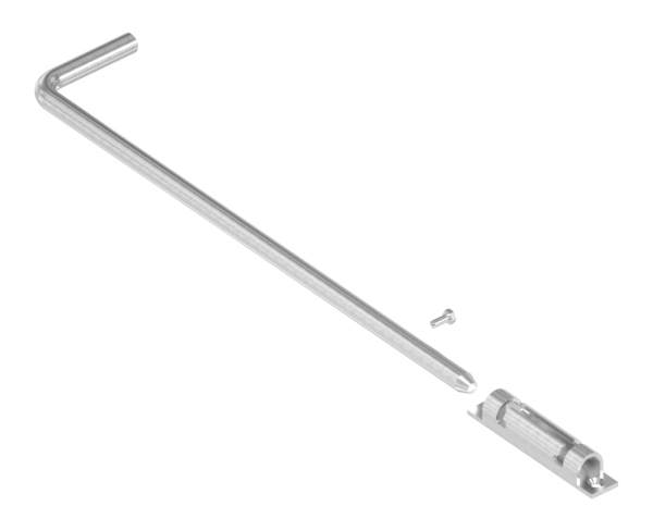 Torriegel zum Anschrauben- Laenge 500mm- V2A-88-1167-A-500.VA