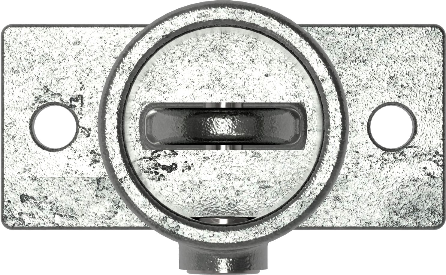 Rohrverbinder - Gelenkfuss - 169C42 - 42-4 mm - 1 1-4- - Feuerverzinkt u. Elektrogalvanisiert-169C42