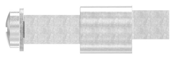 Spezialstift Edelstahl V2A Dreikant 8 mm mit Befestigungsschraube M5-88-118093.8