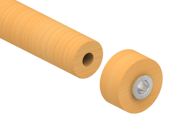 Bohrlehre fuer Holzhandlauf Ø 42-4mm fuer Duebel Ø 15mm-88-11H-BL42.15
