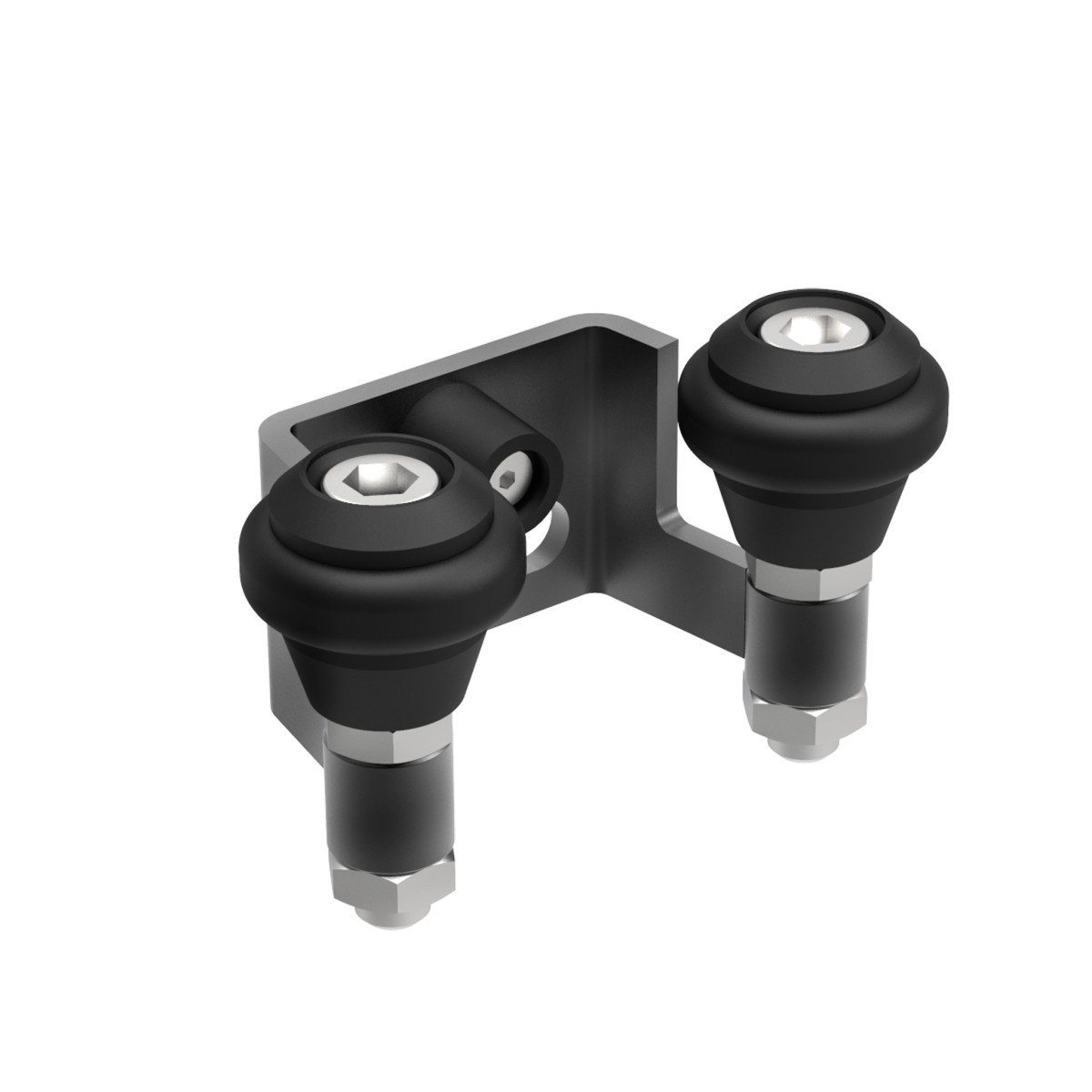 Obere Torfuehrung Stahl verzinkt fuer 40 mm Profile RAL 7016 Anthrazit-89-11H3740PR7016-A.4