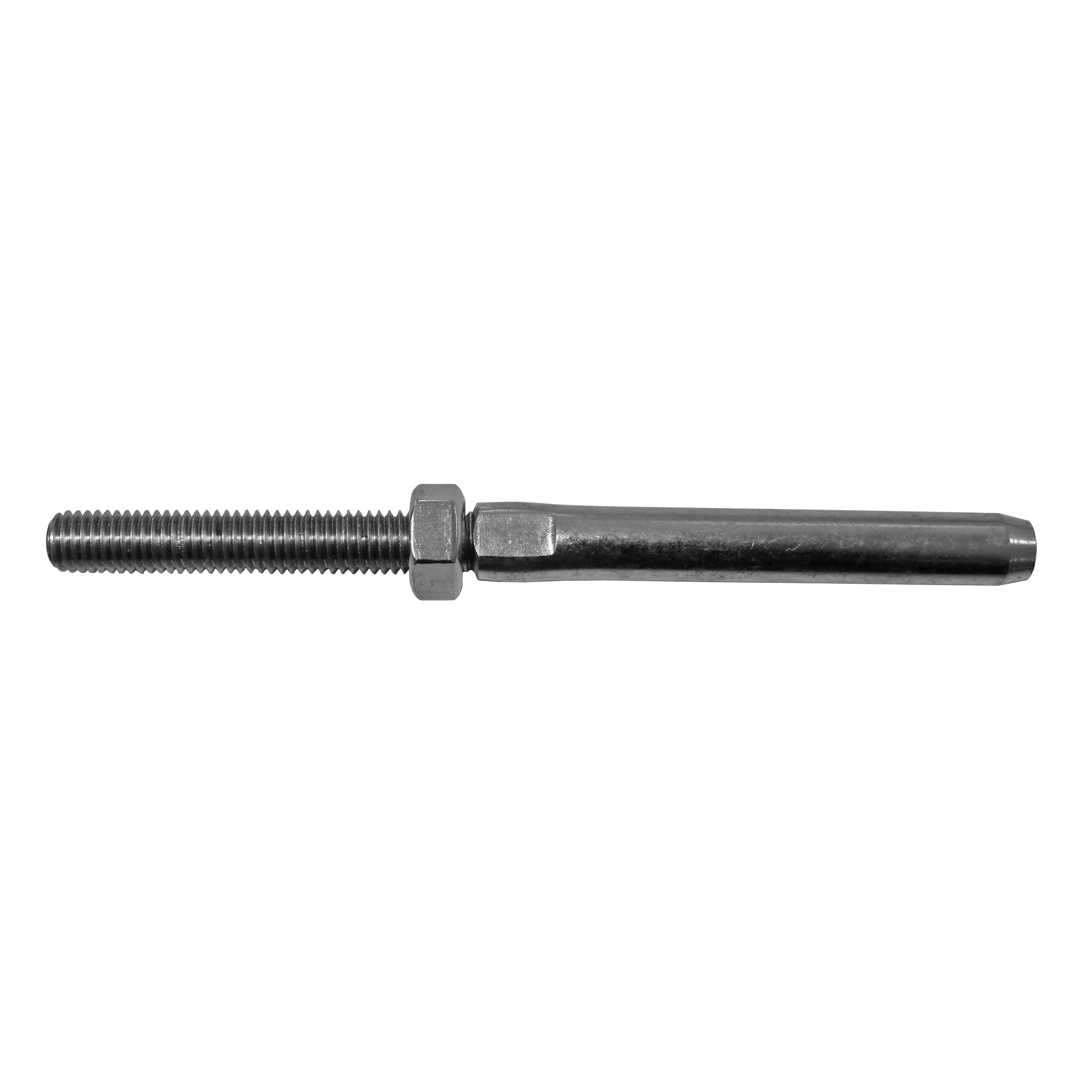 Kabelklemme Edelstahl AISI 316 fuer 6 mm Kabel L 146-5 mm geschliffen-89-11A14L56-A.4