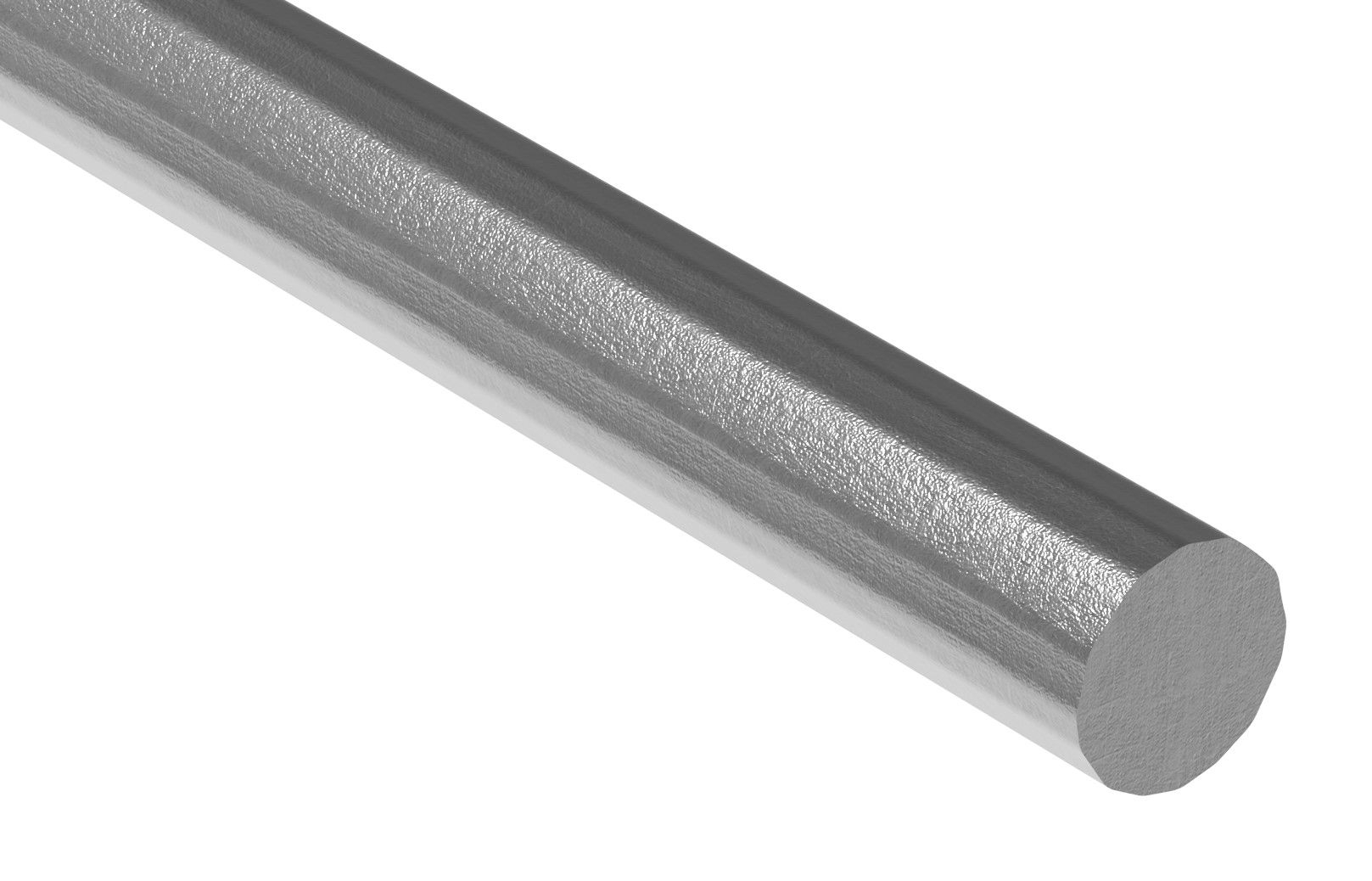 Rundeisen geschmiedet Ø 8 mm Laenge- 3000 mm Stahl -Roh- S235JR-88.116100