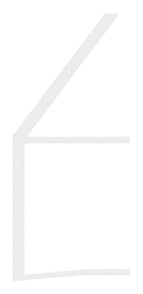 Regenrinne Aluminium eloxiert fuer Glas 21-52 mm L = 2000 mm E4-EV1-88-11VDE-RE-2000.21
