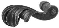 Tuerdruecker - Ausrichtung- links - Stil- Barock - Masse- 125x40x70 mm - Stahl S235JR-30-3264.8