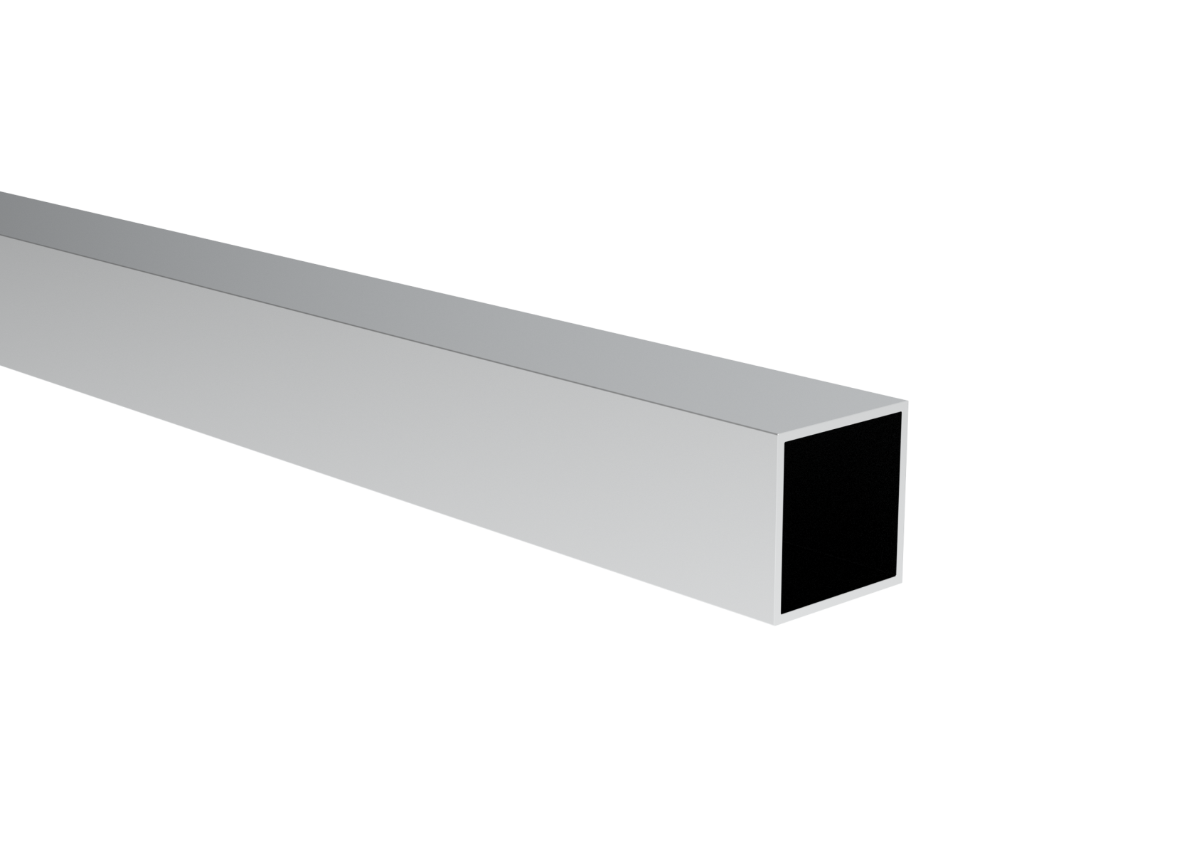 Aluminium Vierkantprofil Aluminium 40x40x2 mm 6000 mm Rohzustand-89-11AL40X40X26000-A.4