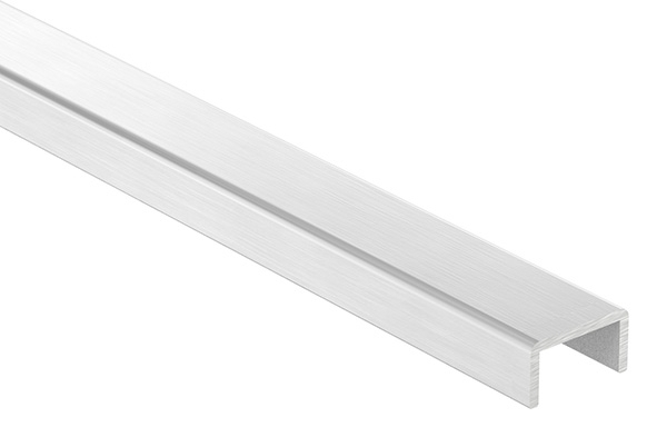 Kantenschutz - Masse- 22x12x2 mm - Laenge- 3000 mm - Aluminium elox- E4-EV1-12-4010.6