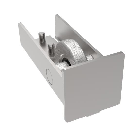 Bodenfhrungsset Stahl feuerverzinkt fr Profil 60 x 60 mm ECO-89-11SV60X60ECO-A.4