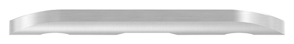 Handlaufanschlussplatte Edelstahl V2A 63x25x4 mm fuer Rohr Ø 42-4 mm mit Langloechern-88-1160182-240-LL.90
