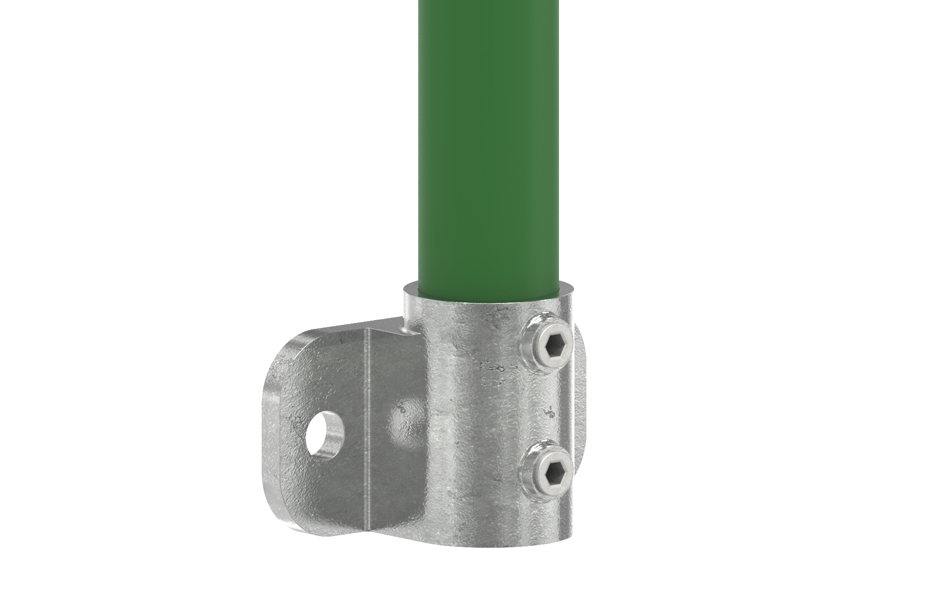 Rohrverbinder Wandhalterung fuer seitliche Befestigung Ø 33-7 – 48-3 mm - Temperguss verzinkt - 246-246