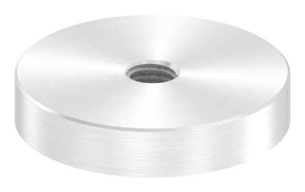 Glaspunkthalter Unterteil Edelstahl V2A Ø 52 x 10 mm M10 geschliffen Korn 240-88-1160195-240-10.M10