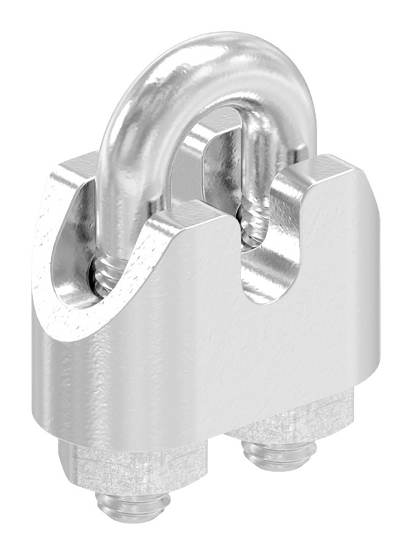 Drahtseilklemme - fuer Seil Ø- 2 mm - Gewinde- M3 - V4A-11-2928.2