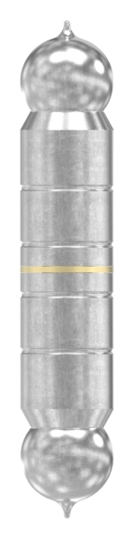 Zierscharnier Stahl glatt 30 mm Dorn 16 mm-88.113824
