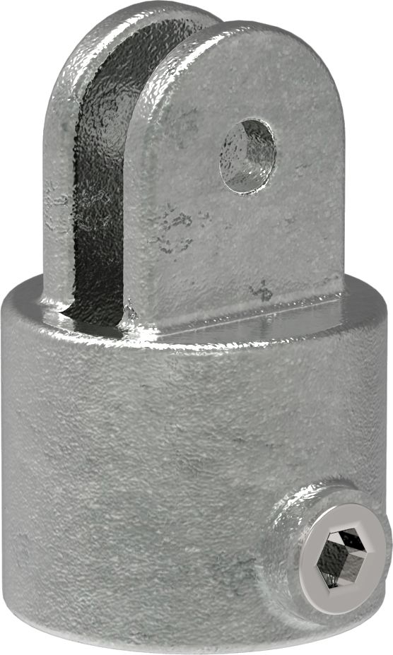 Rohrverbinder Gelenkhalter Ø 42-4 mm -1 1-4- - Temperguss verzinkt - 173FC42-173FC42
