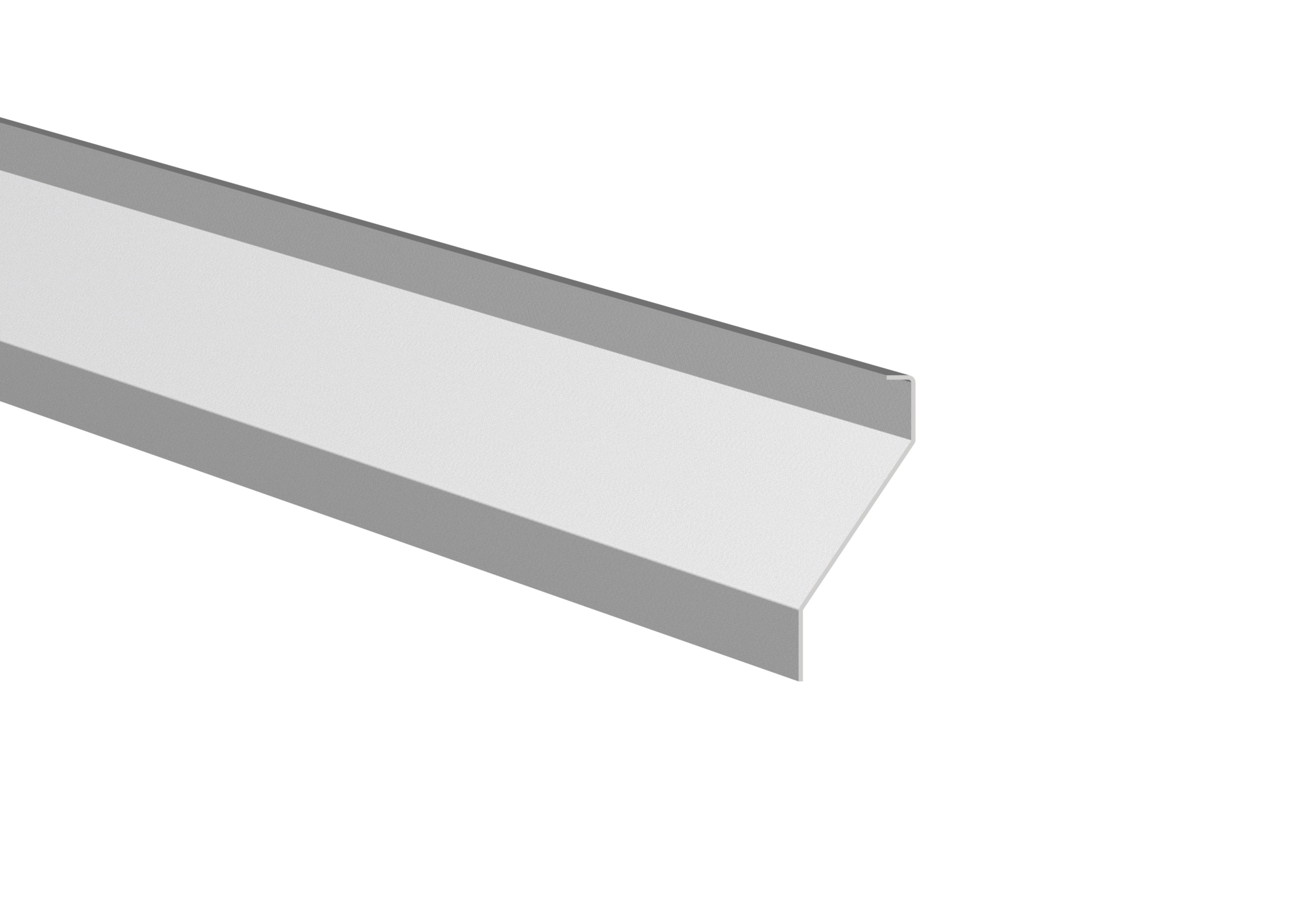Zaunlamelle Stahl 40x105 mm Profil 4000 mm lang 1-5 mm stark verzinkt-89.ZNL4S40X1054000N