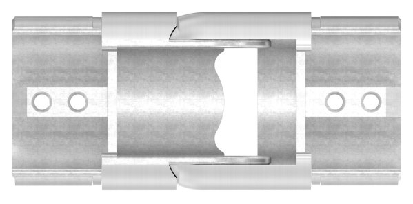 Verbinder flex- fuer Nutrohr 60-3 x 1-5mm- V4A-88-1160353.V4A