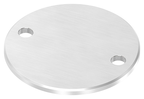 Ankerplatte Masse- 120x6 mm Laengsschliff - Fase V2A-11-2283.4