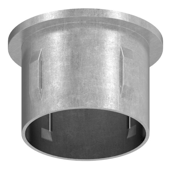Stahlstopfen - flach - fuer Rohr Ø 42-4 x 3-0-3-5 mm - Stahl -Roh- S235JR-30-2965.8