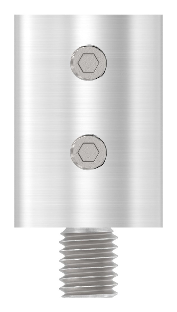 Steckstueck V2A M8 Gewinde mit 2 Madenschrauben-11-2068.4