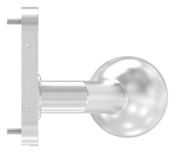 Tuerdruecker gekroepft mit Kugel Ø 50 mm feststehen V-11-3520.4