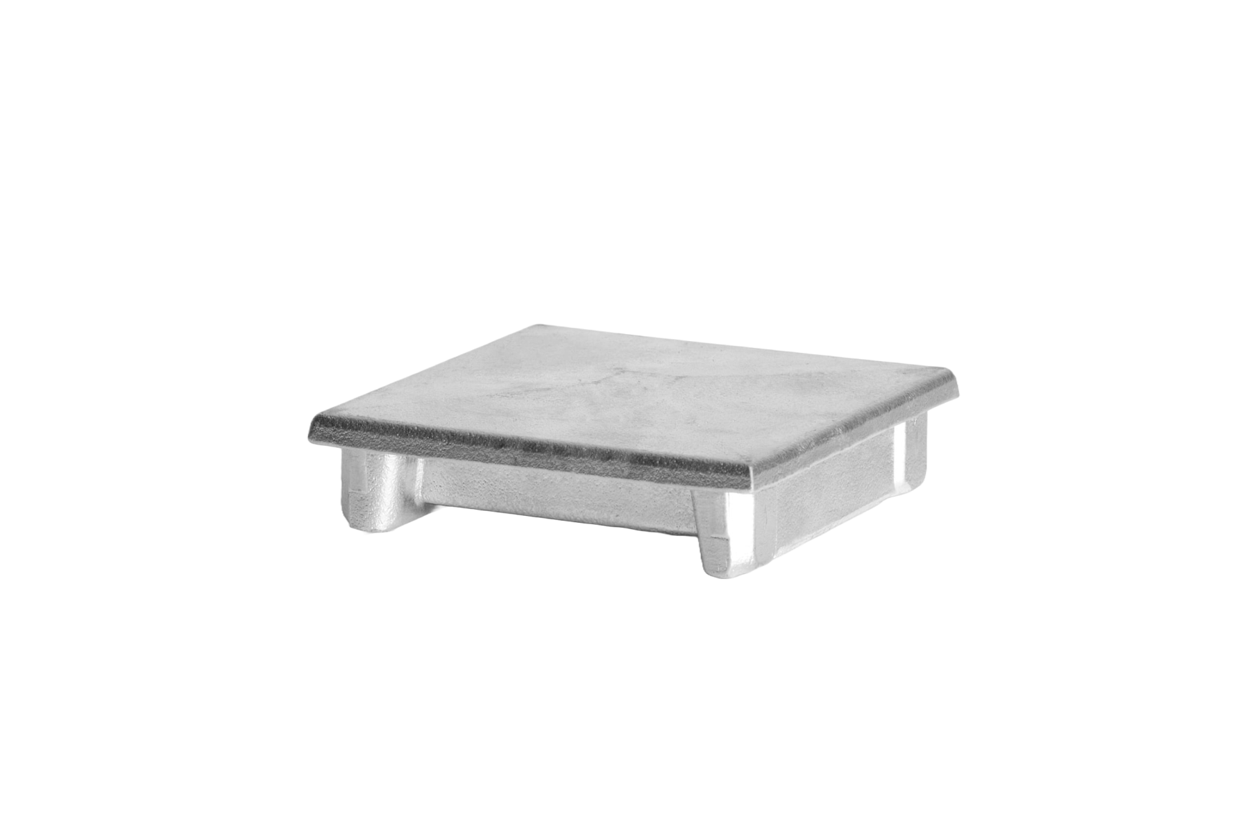 Pfostenkappe Aluminium 100 x 100 mm flach natur-89-11FGC100X10001N-A.4