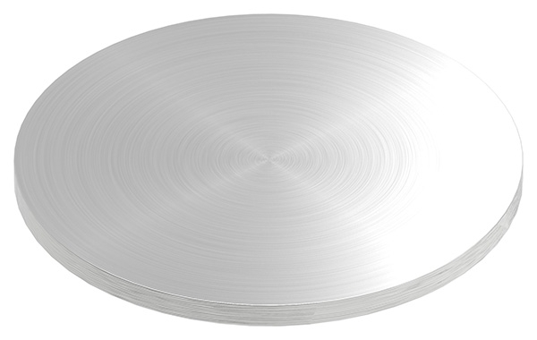 Ronde - Masse- Ø 120x6 mm - mit Rundschliff - V2A-11-2243R.4