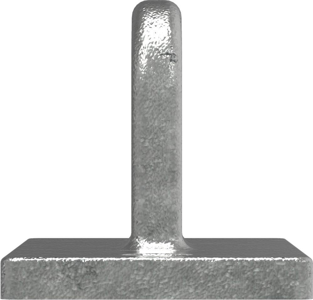 Rohrverbinder Gelenkfusshalter - Temperguss verzinkt - 169M-169M