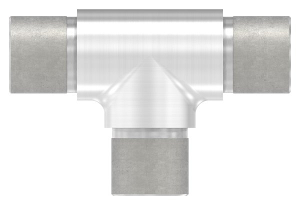 T-Stueck mit gleichen Abgaengen fuer Rundrohr Ø 26-9x2-0 mm V4A-11-3675.1