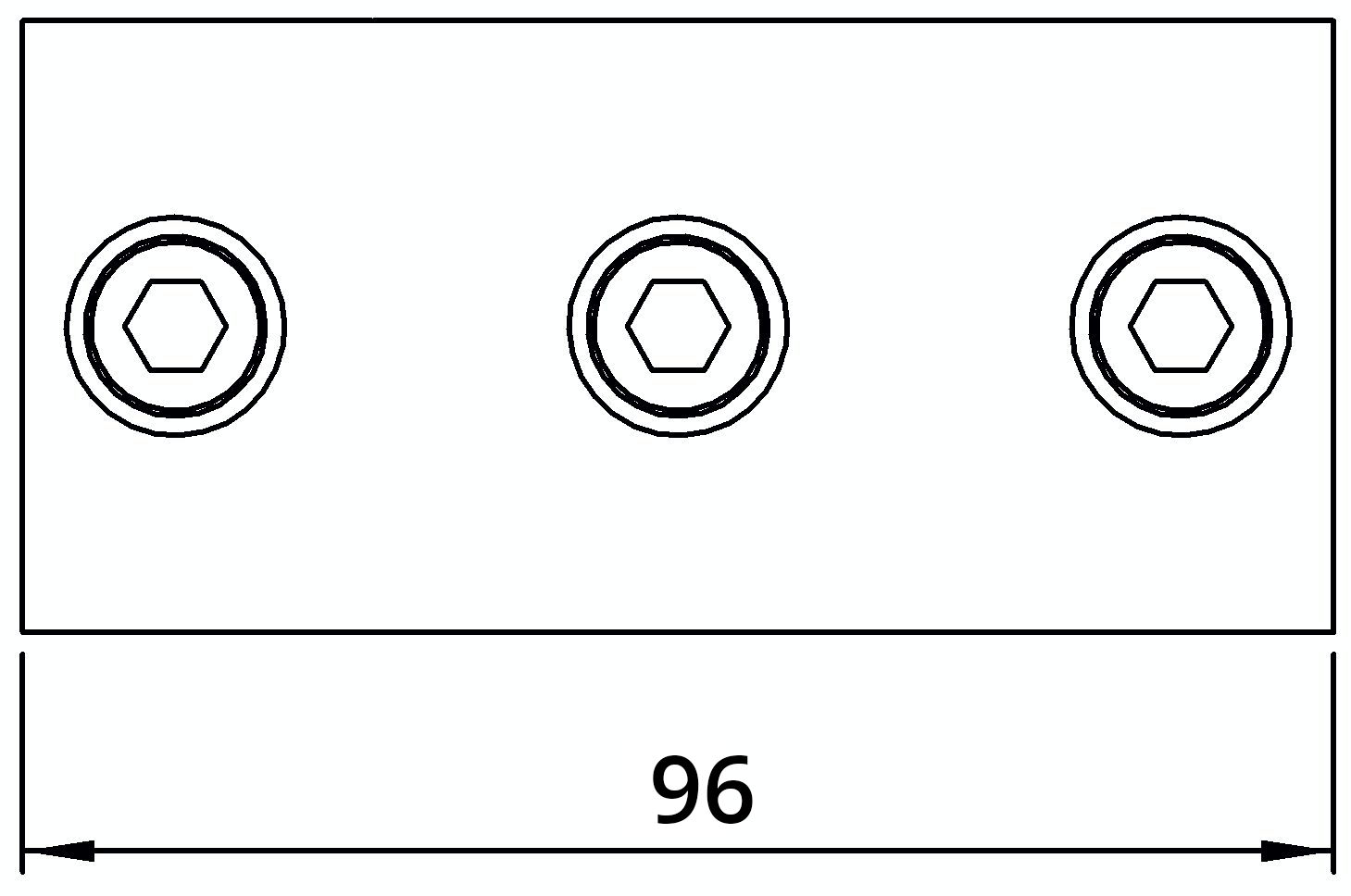 Rohrverbinder Kreuzstueck durchgehend Ø 33-7 mm -1- - Temperguss verzinkt - 119B34-119B34