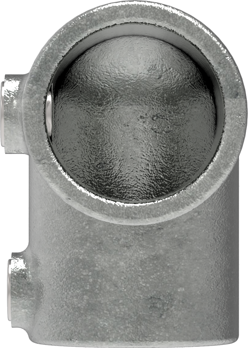 Rohrverbinder - Bogen 90° - 125D48 - 48-3 mm - 1 1-2- - Feuerverzinkt u. Elektrogalvanisiert-125D48