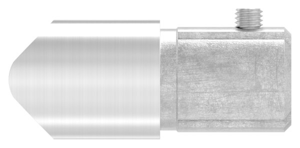 Anschlussstueck 90 V2A fuer Rohr Ø 33-7 mm mit Klemmschraube-11-3386.4-STUeCK