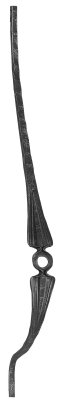 Bauchstab - Laenge- 945 mm - Material- 13x13 mm - Stahl S235JR- roh-30-1176.8